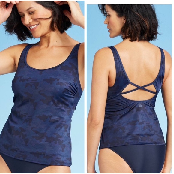 all in motion Other - New All in Motion Blue Camouflage Tankini Top Size 20W